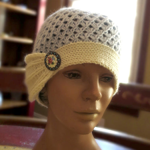 Handknit Irresistible  Chapeau