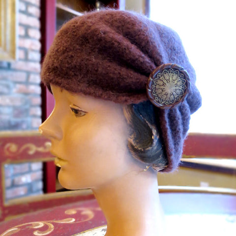 Felted Wool, Statement Turban