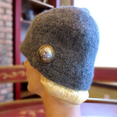 Felted Wool, Glam Cloche