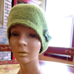 Felted Wool,  Adorable Cloche