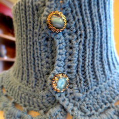 Handknit Celestial Neck Wrap