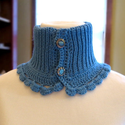 Handknit Celestial Neck Wrap