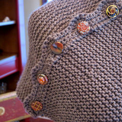 Handknit Elegant Shoulder Wrap
