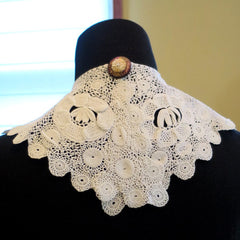 Lace Collar, Antique Irish Lace