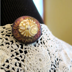 Lace Collar, Antique Irish Lace