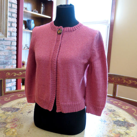 Handknit Heirloom Cardigan
